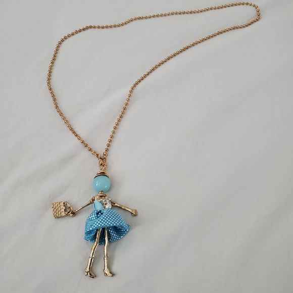 French Doll Pendant Necklace - Picture 3 of 9